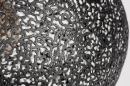 Foto 73943-4: Schwarze Tischlampe mit Metallkugel