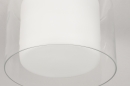 Plafondlamp 73987: modern, retro, glas, wit opaalglas #4
