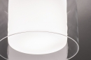 Plafondlamp 73988: modern, retro, glas, wit opaalglas #3