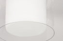 Plafondlamp 73988: modern, retro, glas, wit opaalglas #4