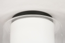 Plafondlamp 73988: modern, retro, glas, wit opaalglas #5