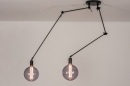 Hanglamp 74004: industrieel, modern, metaal, zwart #11