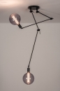 Hanglamp 74004: industrieel, modern, metaal, zwart #12