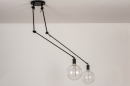 Hanglamp 74004: industrieel, modern, metaal, zwart #14