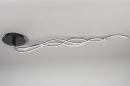 Plafondlamp 74028: modern, kunststof, metaal, zwart #3