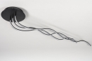 Plafondlamp 74028: modern, kunststof, metaal, zwart #4