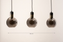 Hanglamp 74076: modern, eigentijds klassiek, art deco, glas #20