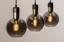 Hanglamp 74076: modern, eigentijds klassiek, art deco, glas #21