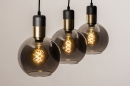 Hanglamp 74076: modern, eigentijds klassiek, art deco, glas #22