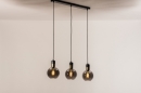 Hanglamp 74076: modern, eigentijds klassiek, art deco, glas #23