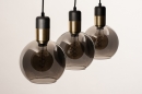 Hanglamp 74076: modern, eigentijds klassiek, art deco, glas #27