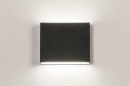 Wandlamp 74097: modern, aluminium, metaal, zwart #2