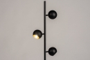 Vloerlamp 74113: modern, retro, metaal, zwart #2