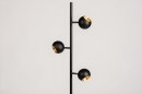 Vloerlamp 74113: modern, retro, metaal, zwart #5