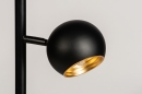 Vloerlamp 74113: modern, retro, metaal, zwart #9