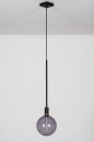 Foto 74119-10 anders: Losse fittinglamp bedoeld als hanglamp uitgevoerd in een mat zwarte kleur, geschikt voor vele led lichtbronnen.