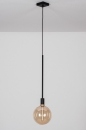 Foto 74119-11 anders: Losse fittinglamp bedoeld als hanglamp uitgevoerd in een mat zwarte kleur, geschikt voor vele led lichtbronnen.