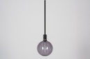 Foto 74119-12 anders: Losse fittinglamp bedoeld als hanglamp uitgevoerd in een mat zwarte kleur, geschikt voor vele led lichtbronnen.