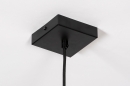 Foto 74119-2 detailfoto: Losse fittinglamp bedoeld als hanglamp uitgevoerd in een mat zwarte kleur, geschikt voor vele led lichtbronnen.