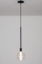 Foto 74119-3 anders: Losse fittinglamp bedoeld als hanglamp uitgevoerd in een mat zwarte kleur, geschikt voor vele led lichtbronnen.