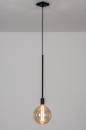 Foto 74119-5 anders: Losse fittinglamp bedoeld als hanglamp uitgevoerd in een mat zwarte kleur, geschikt voor vele led lichtbronnen.