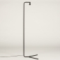 Foto 74124-9: Zwarte minimalistische vloerlamp zonder kap