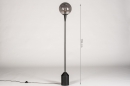 Stehleuchte 74126: laendlich, modern, Glas, Metall #1