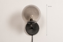 Wandlamp 74129: modern, retro, eigentijds klassiek, glas #1