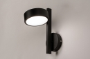 Wandlamp 74132: modern, metaal, zwart, mat #2