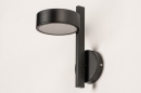 Wandlamp 74132: modern, metaal, zwart, mat #6