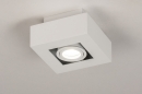Plafondlamp 74143: design, modern, metaal, wit #2