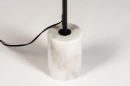 Foto 74152-5: Vloerlamp met bol van wit glas 'dimbaar'