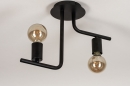 Deckenleuchte 74155: Industrielook, modern, Metall, schwarz #6