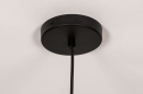 Foto 74180-11: Besondere schwarze Pendelleuchte aus feinmaschigem Mesch, die für austauschbare LED-Beleuchtung geeignet ist.