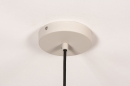 Foto 74184-7 detailfoto: Luxe ronde hanglamp in warmgrey met messing