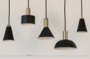 Pendelleuchte 74190: modern, Retro, zeitgemaess klassisch, Messing #1