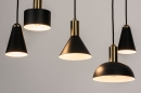 Pendelleuchte 74190: modern, Retro, zeitgemaess klassisch, Messing #2