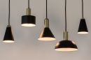 Pendelleuchte 74190: modern, Retro, zeitgemaess klassisch, Messing #5