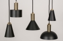 Pendelleuchte 74190: modern, Retro, zeitgemaess klassisch, Messing #8