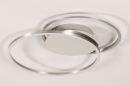 Plafondlamp 74231: design, modern, aluminium, geschuurd aluminium #4
