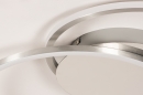 Plafondlamp 74231: design, modern, aluminium, geschuurd aluminium #7