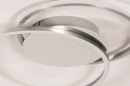 Plafondlamp 74231: design, modern, aluminium, geschuurd aluminium #8