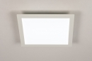 Plafondlamp 74233: modern, kunststof, metaal, wit #5