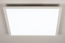 Plafondlamp 74234: modern, kunststof, metaal, wit #5