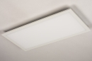Plafondlamp 74235: modern, kunststof, metaal, wit #6