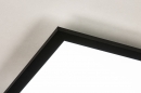 Plafondlamp 74238: modern, kunststof, metaal, zwart #8