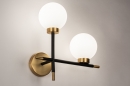 Wandlamp 74256: modern, eigentijds klassiek, art deco, glas #3