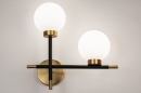 Wandlamp 74256: modern, eigentijds klassiek, art deco, glas #5
