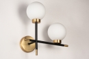 Wandlamp 74256: modern, eigentijds klassiek, art deco, glas #7