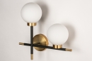 Wandlamp 74256: modern, eigentijds klassiek, art deco, glas #8